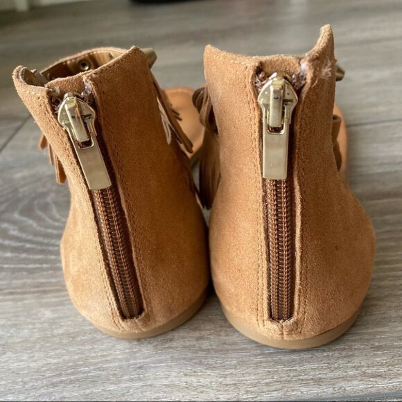 Arnold Churgin Handmade Fringe Studded Boho Ankle Strap  Sandal - Picture 10 of 10